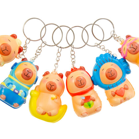 Sleutelhanger Foam Capybara 5.8x3.4cm