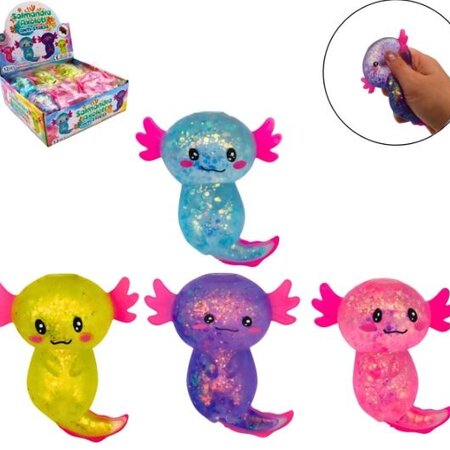 Axotolic/Salamander 10cm Squeeze 4 assorted - Available from July 15