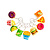 Foam Foodies Keychain, 3x4x5cm
