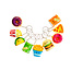 Sleutelhanger Foam Foodies, 3x4x5cm