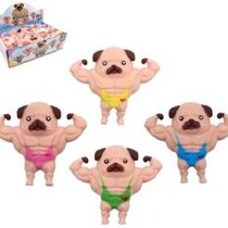 Dog 10cm Anti Stress 4ass