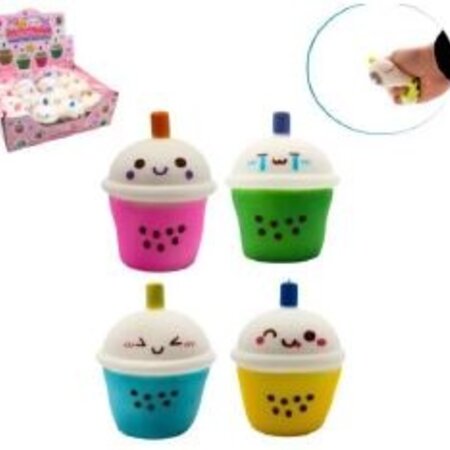 Kawaii Anti-Stress 10cm Teetasse 4er-Pack.
