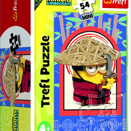Mini Puzzle 54pcs. - Minions 9x6,5x4cm NIEUW