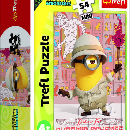 Mini Puzzle 54pcs. - Minions 9x6,5x4cm NIEUW