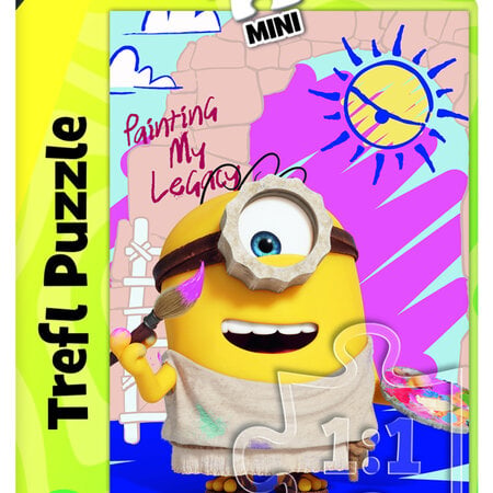 Mini Puzzle 54pcs. - Minions 9x6,5x4cm NIEUW
