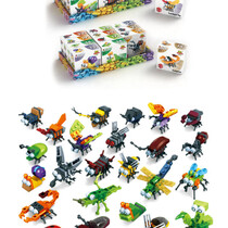 Insect Block kits 12 assorti 8x3x8cm