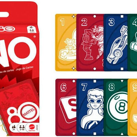 Uno Mattel 80. Jubiläum – Rubinrot