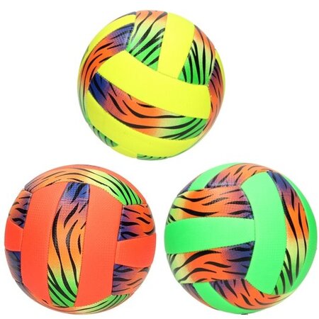 Volleybal Maat 5 Tijgerprint - Stijlvol en Duurzaam - Set van 3 Varianten