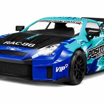 RC Super Racing Car XL – Blau/Hellblau, 47x22x14cm, wiederaufladbarer Akku