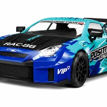 RC Super Racing Car XL - Blauw/Lichtblauw 47x22x14cm oplaadbare batterij