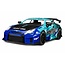 RC Super Racing Car XL - Blauw/Lichtblauw 47x22x14cm oplaadbare batterij