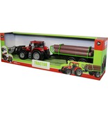 Tractor Red + trailer 52cm