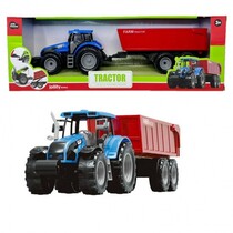 Tractor Bakwagen blauw 48cm