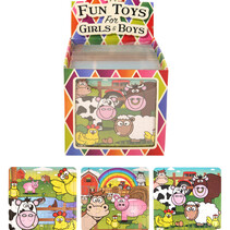 Farm Animals puzzle 25pcs, 3 assorti, 13x12cm