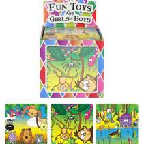 Jungle Animals puzzle 25pcs, 3 assorti, 13x12cm