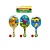 Paddle Ball Game wooden 22cm Dino