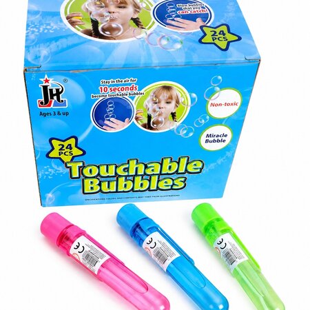 Touchable Bubbles 12,5cm in flesje ass.