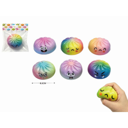Squeeze dumpling 4 assorti, 24pcs, 8,5cm