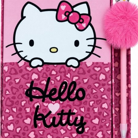 Hello Kitty - Pom Pom pen + notitieboekset 21cm