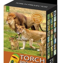 Tier-Projektor-Set mit 3 Scheiben, 17,5 x 8 x 4 cm