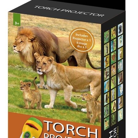 Tier-Projektor-Set mit 3 Scheiben, 17,5 x 8 x 4 cm