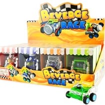 Car 5cm Beverage race 4ass. in box