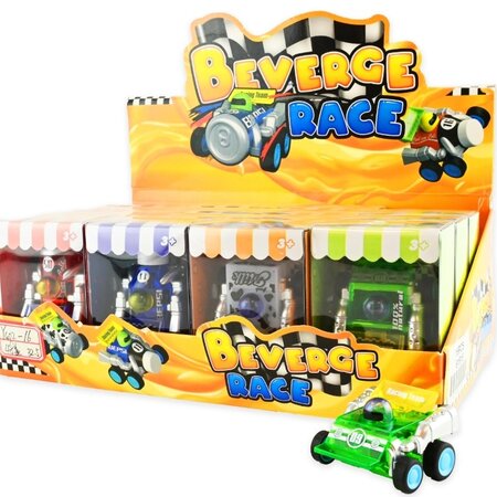 Car 5cm Beverage race 4ass. in box