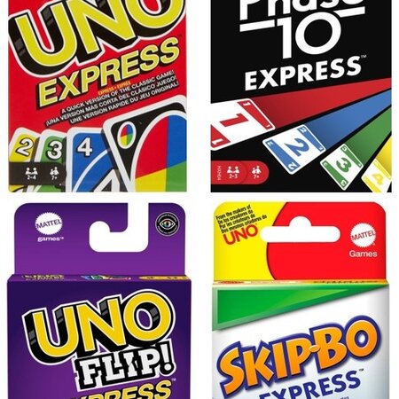 MATTEL - Express Cardgames 4ass. in display (24pcs.)