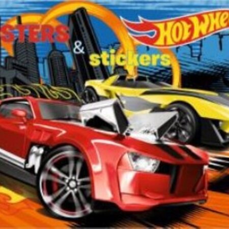 Posters & Stickerboek 51,4x29,5cm - Hot Wheels