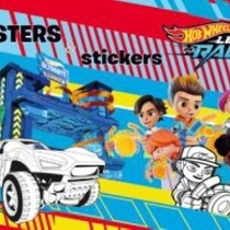 Poster- und Stickerbuch 51,4 x 29,5 cm – Hot Wheels N