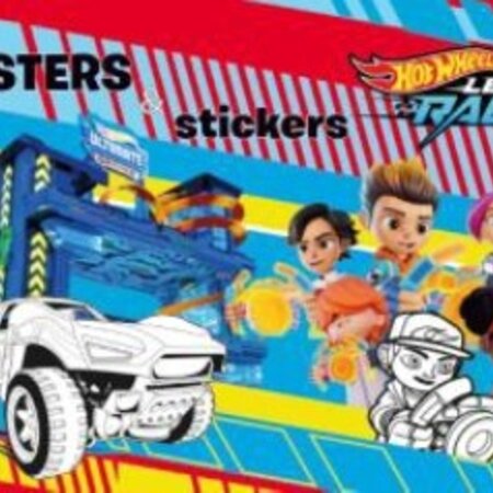 Posters & Sticker Book 51.4x29.5cm - Hot Wheels N