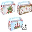 Kerst menubox 22,5x9,5x12cm - Foodsafe