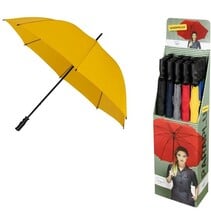 Display box windproof golf paraplu's 125cm - inhoud 20 stuks