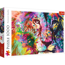 Puzzel 1.000 stuks - Kleurrijke Leeuw
