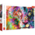 Puzzel 1.000 stuks - Kleurrijke Leeuw