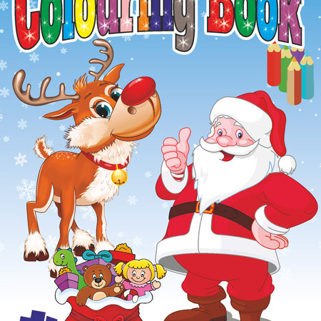 Kerst kleurboek 14.5x19cm