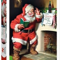 Puzzle 1.000 pieces - Coca-Cola: Santa Claus by the fireplace