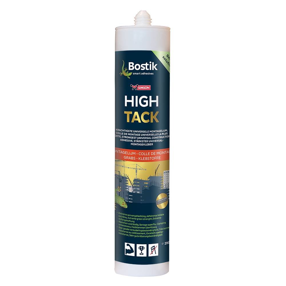 Bostik HighTack zwart patroon 290ml Bostik HighTack zwart patroon 290ml
