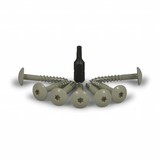 Trespa-Schrauben Mittelgrau