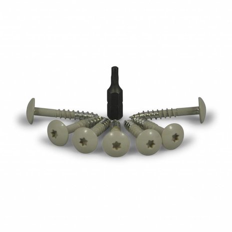 Trespa schroeven Middelgrijs