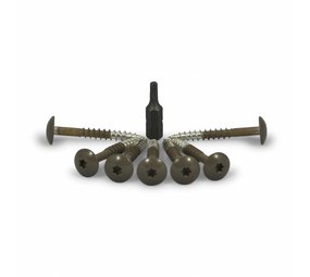 Trespa schroeven Donkerbruin Trespa schroeven Donkerbruin