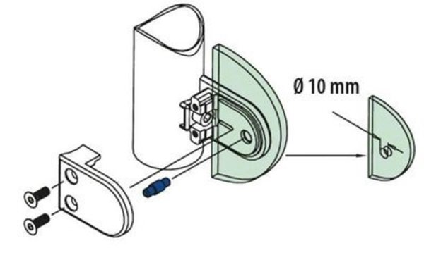 Sicherungsstift für Schamwandklammer aus Edelstahl Sicherungsstift für Schamwandklammer aus Edelstahl