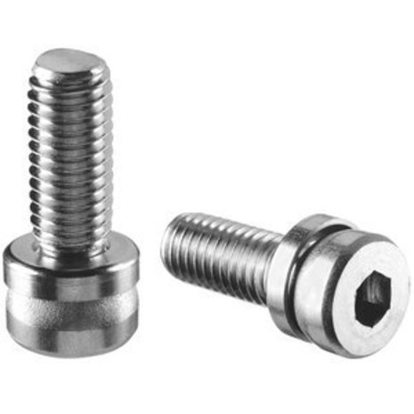 Justierbare Innensechskantschraube für Schamwandklammer, M8 x 20 mm Edelstahl Justierbare Innensechskantschraube für Schamwandklammer, M8 x 20 mm Edelstahl