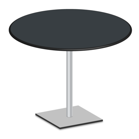 Huismerk HPL tafelblad rond