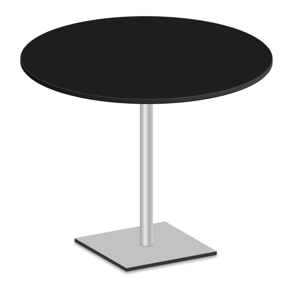 Huismerk HPL tafelblad rond