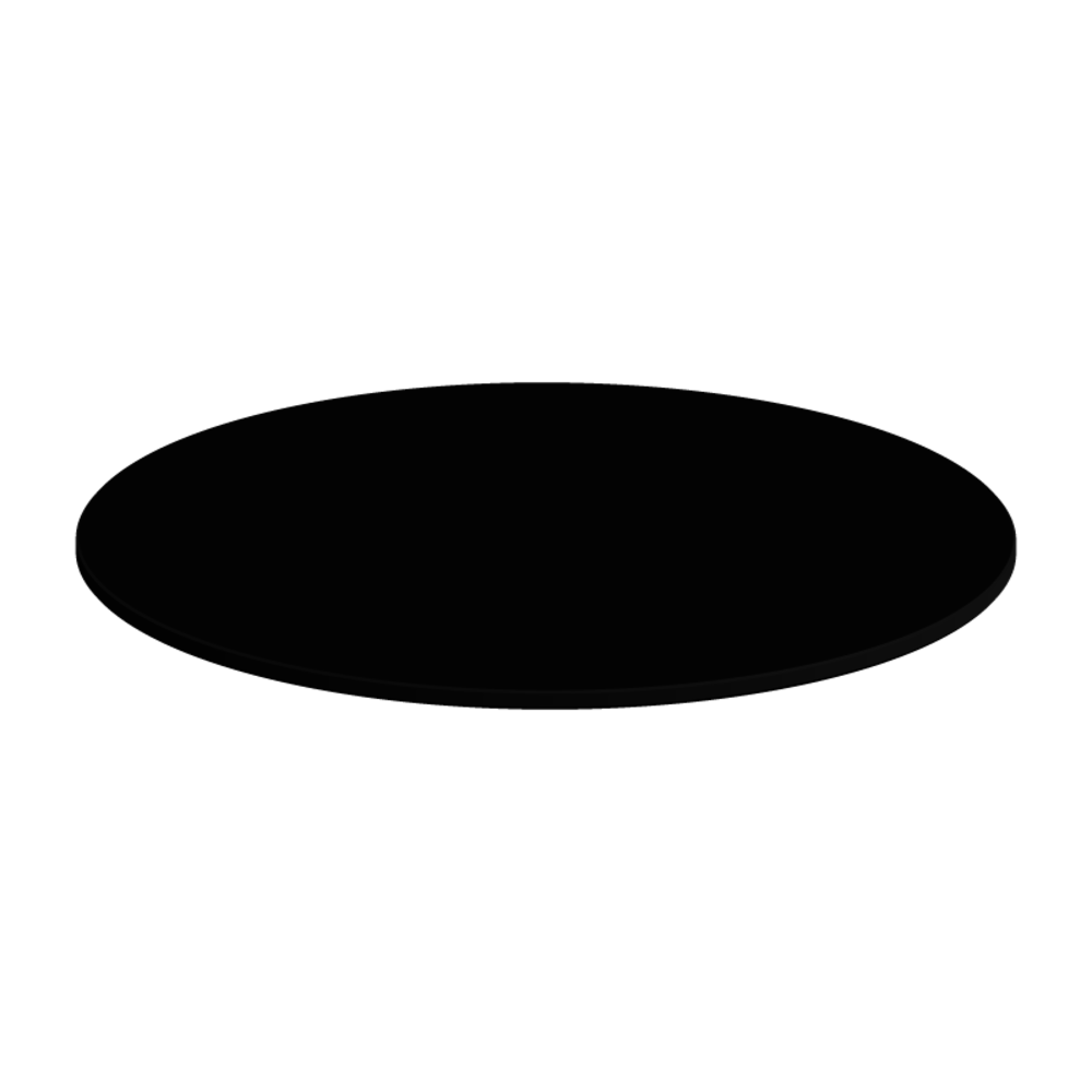 Huismerk HPL tafelblad rond