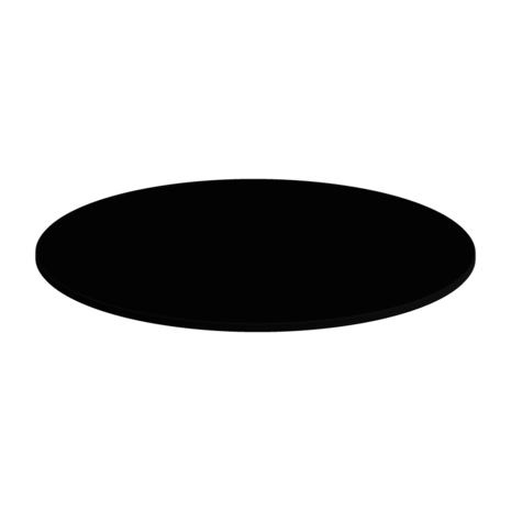 Huismerk HPL tafelblad rond