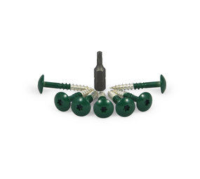 Trespa schroeven Donkergroen Trespa schroeven Donkergroen