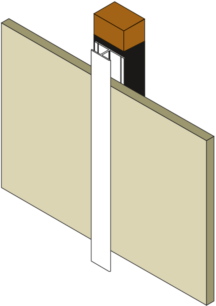Huismerk Voegafdek / koppel profiel C Huismerk Voegafdek / koppel profiel C