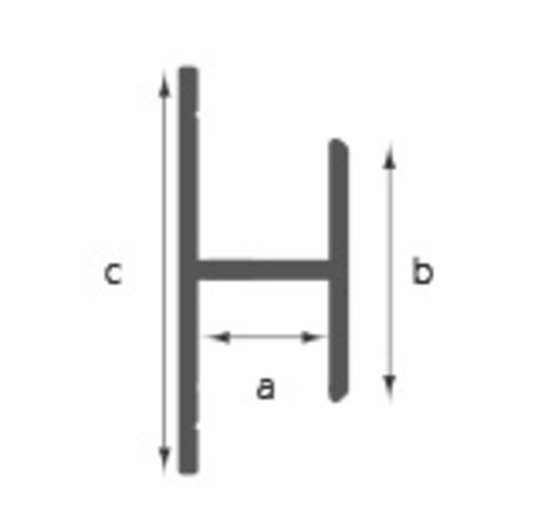 Huismerk Fugenabdeckung Profil C Huismerk Fugenabdeckung Profil C